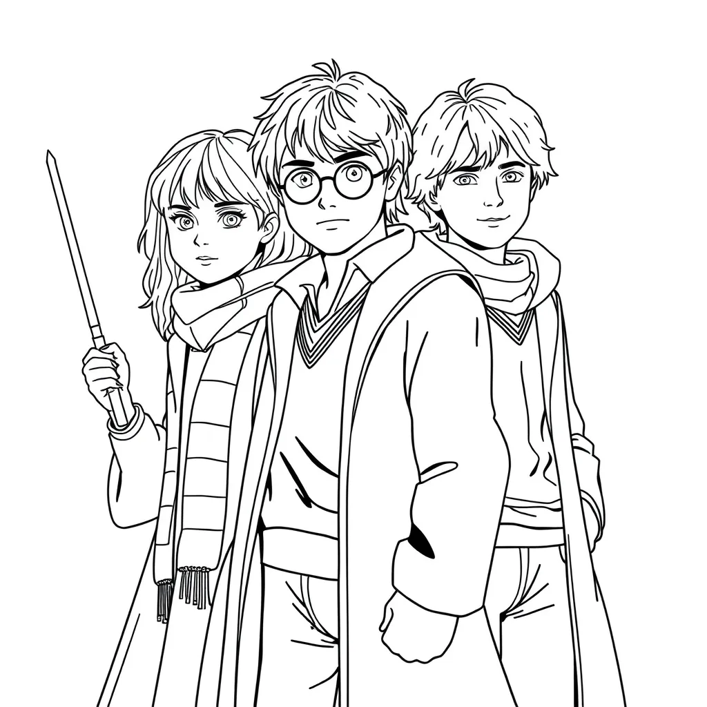 Harry Potter coloring page